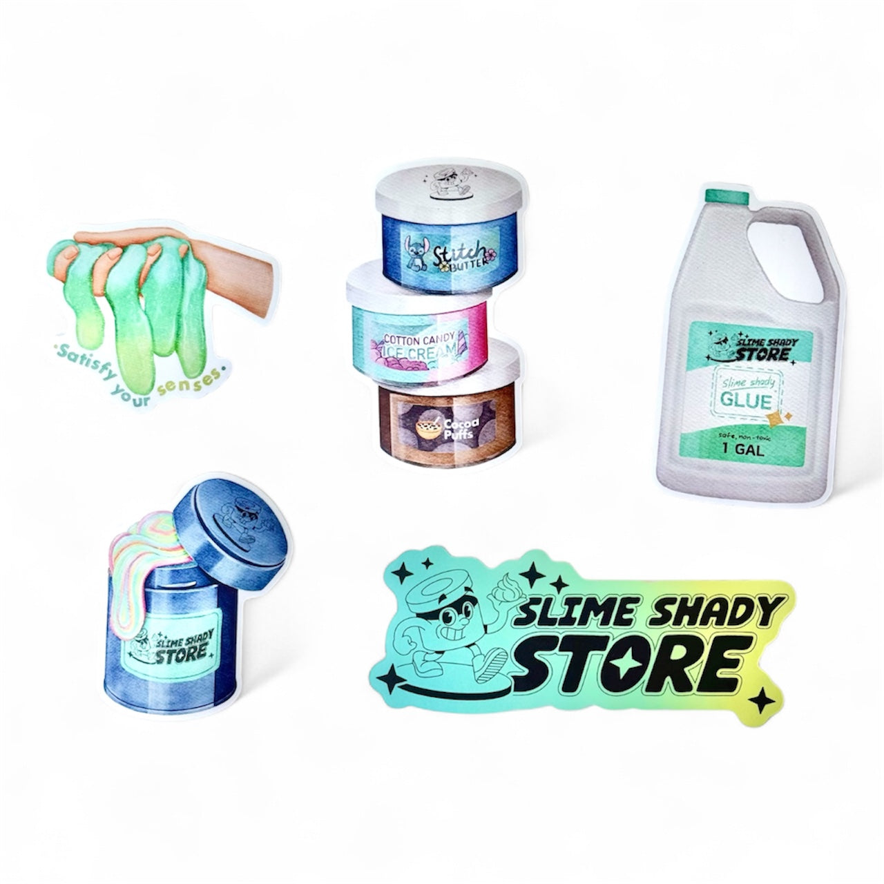 Slimeshady Sticker Pack