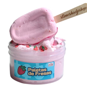 Paletas de Fresas