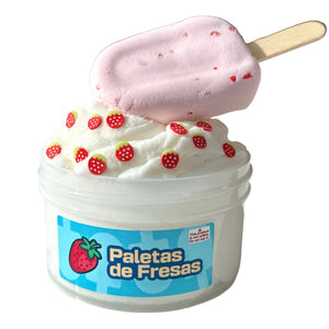 Paletas de Fresas